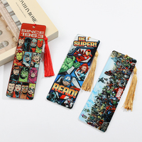 1/3PC Movie Marvel Spider Man character series bookmarks, fan book accessories bookmarks gifts learning stationery
