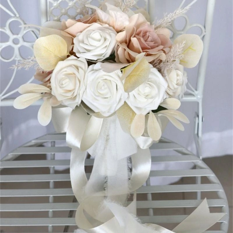 

Букет ручной работы с свадебным украшением и цветами для ForestTheme 15UB