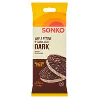 Sonko Rice wafers in chocolate 65 g (4 pieces)