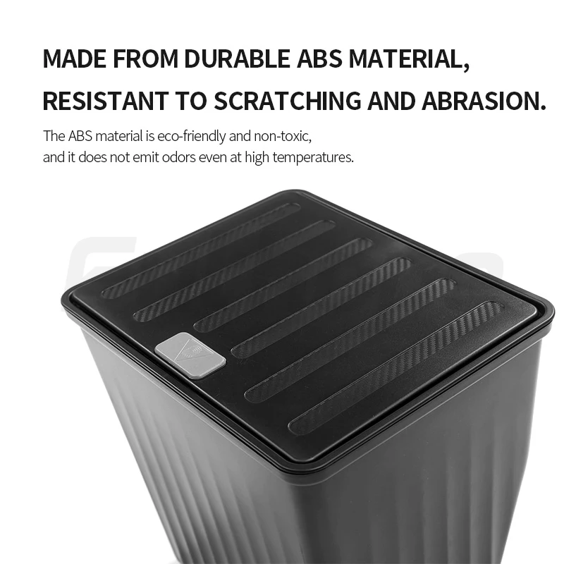 Futhope Rear press type trash can for Tesla Model Y 2018-2024 Door Storage Box Interior Storage Modifica