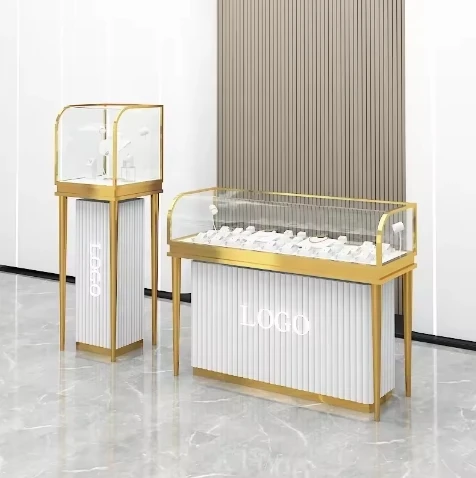 Custom.Jewelry Display Vitrine Schrank OEM Juweliergeschäft Innendesign Schmuckverpackung Display