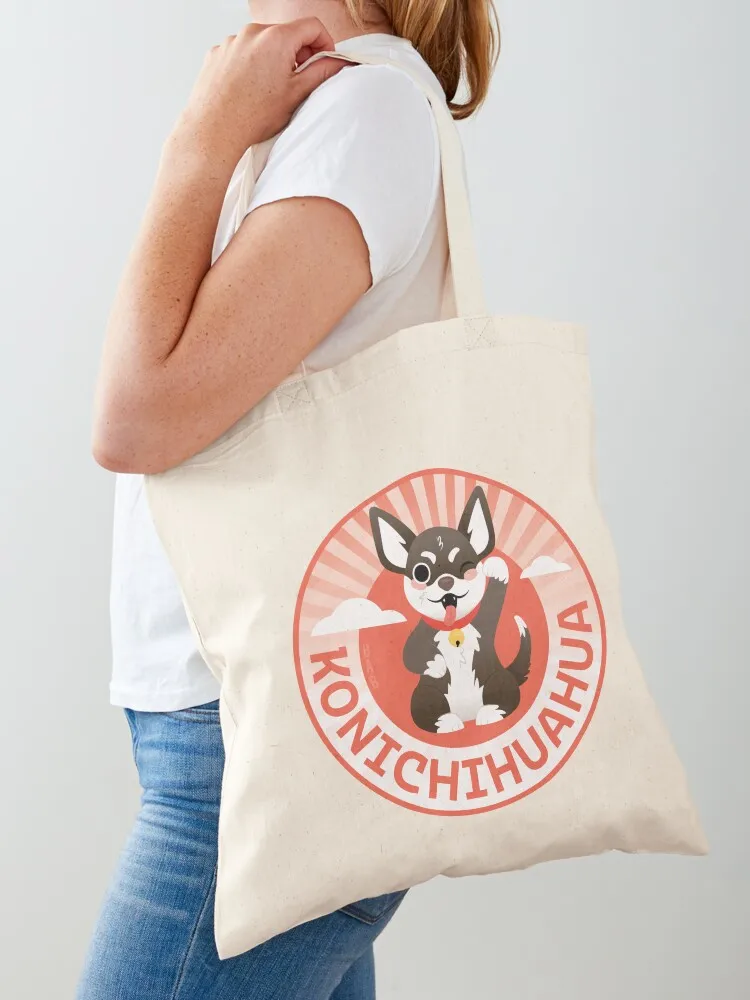 

KONICHIHUAHUA Tote Bag Portable shopping bag Canvas eco pack custom canvas bag