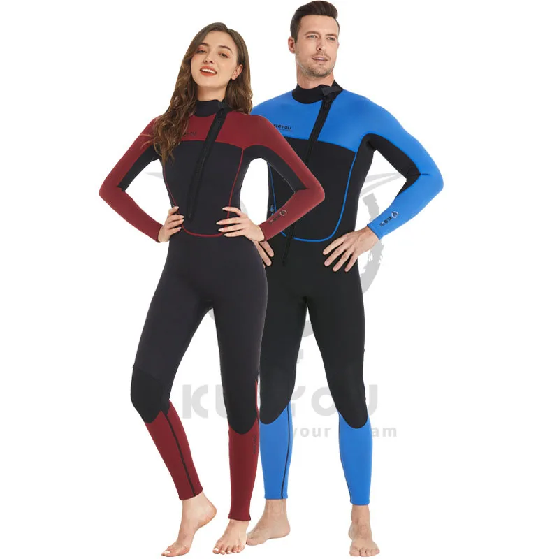 

One-Piece Suits Keep Warm Surf Scuba Diving Suit 3MM Neoprene Wetsuit Men Fishing Spearfishing Kitesurf Women WetSuit