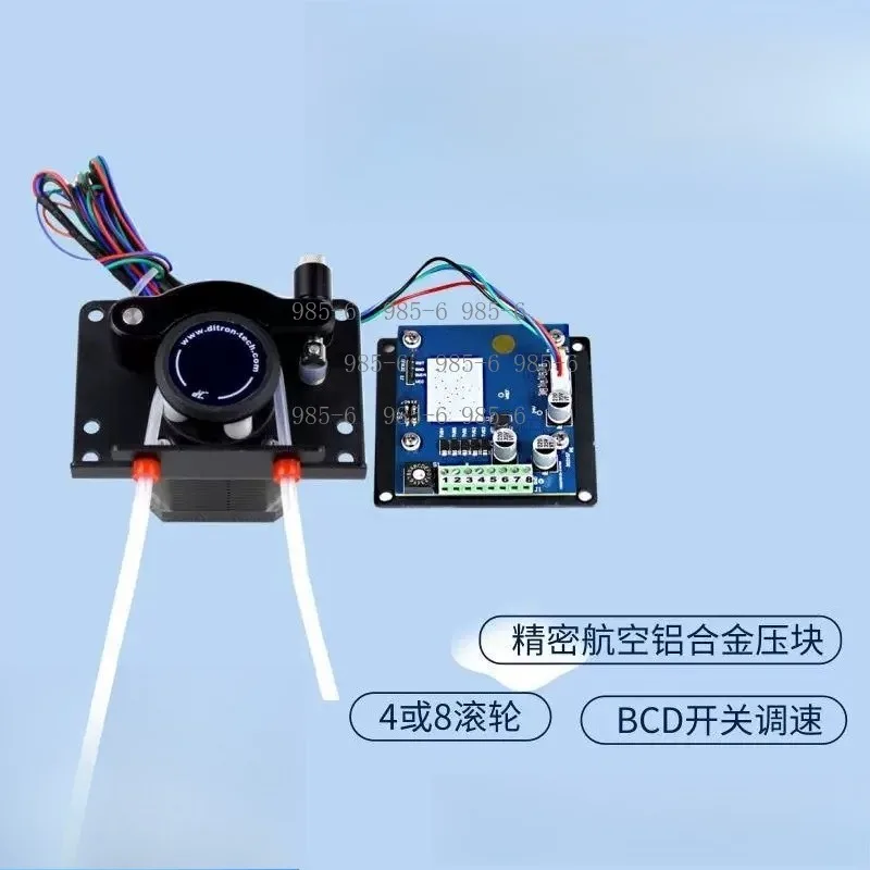 Micro Self Priming Titration Peristaltic Pump Small High Precision Start Stop Direction External Signal Speed Control