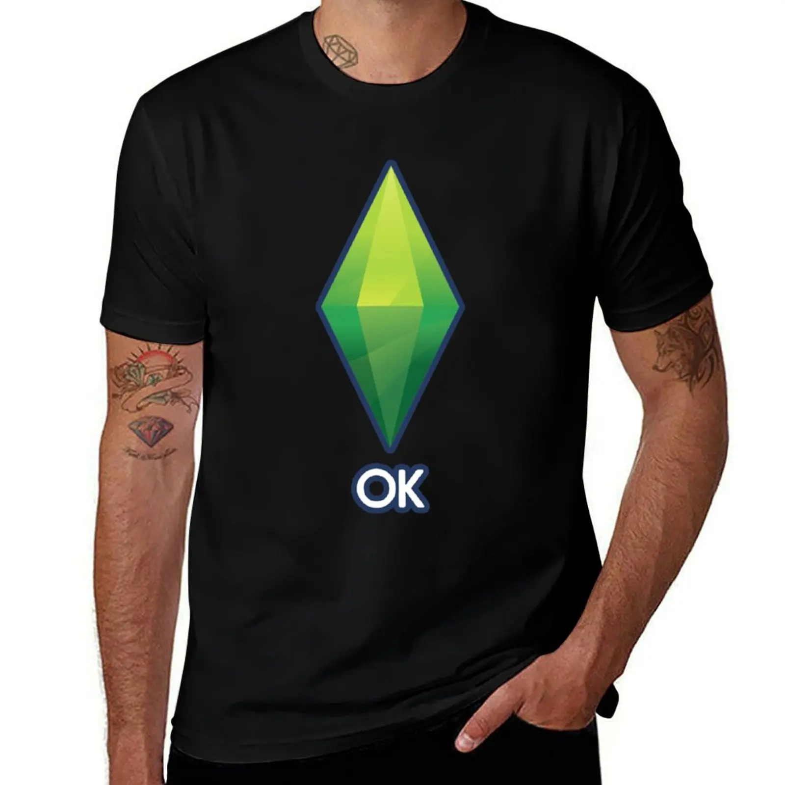The Sims 4 OK - Loading Screen v1 T-Shirt Casual Loose Fit Summer Tee Shirt T-Shirt