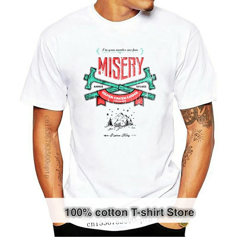 5020w Misery T-Shirt Stephen King Annie Wilkes Chastain Number One Fan Horror