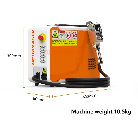 Cheapest only 10kg oil gease removal cleaner cleaning machine 100w las ser cleaner for metal rust for  sale