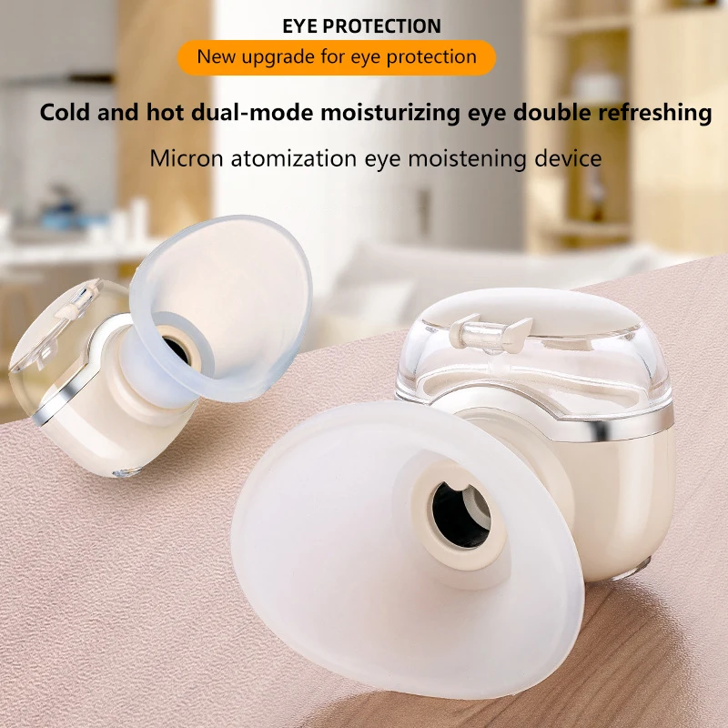 Atomized Eye Moisturizer Eye Cleaning Instrument Hot Cold Compress Eye Steamer Portable Usb Charging Eyewash Skin Care Tools