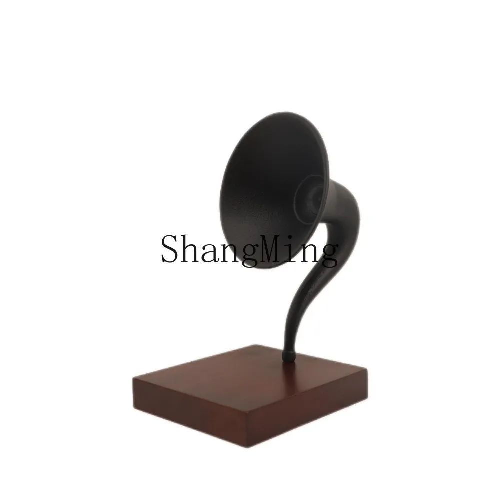 

DSA retro simple wood metal horn dining room bedroom living room craft ornament