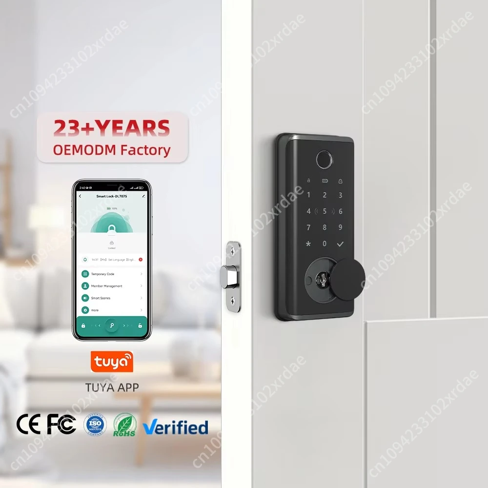 

Hot Selling High Security Tuya Wifi Lock Security Mortise Door Locks Smart Dead Bolt Door Lock