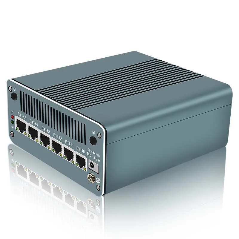 

13th Generation OPNsense Pfsense Firewall Mini PC with Core I7 1355U U300E 64G RAM I226 6x2.5GbE VPN Router EU/US/AU Plug