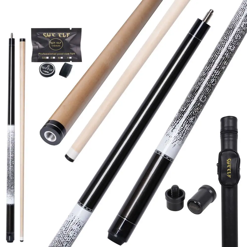 2025 عصا تجمع احترافية للاعبي السنوكر والبلياردو، عصي جديلة عالية الجودة لأداء مثالي