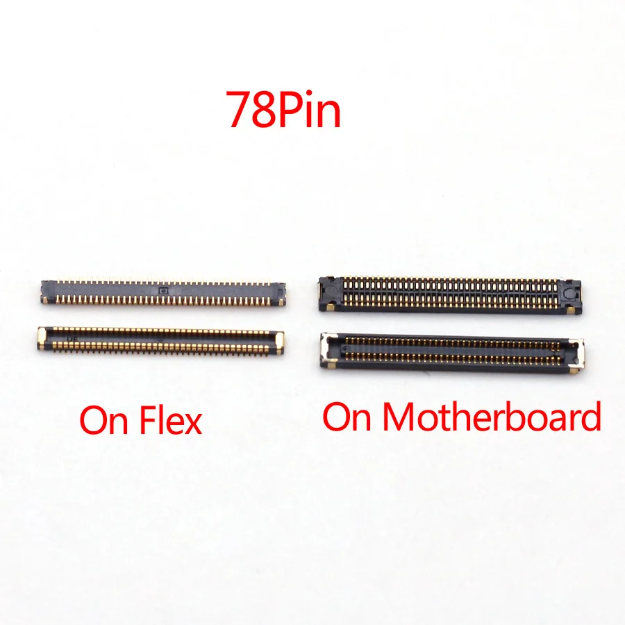 50PCS/Lot For Samsung Galaxy A31 A315F A41 A51 A515F A71 A80 LCD Display Screen FPC Connector Port On Mainboard / Flex Cable