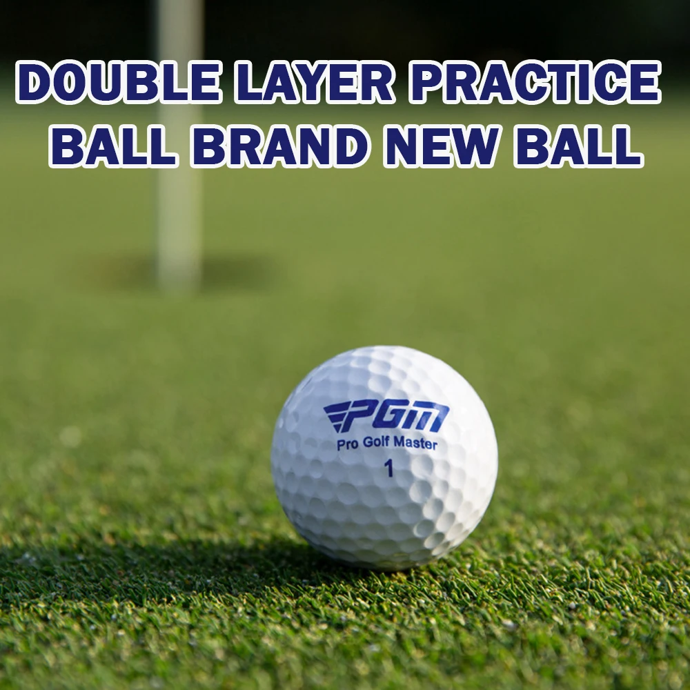 Good Resilience Double Layer Golfs Ball Wear Resistant Durable Golfs Ball Gifts For Golfs Lovers Outdoor Practice Training