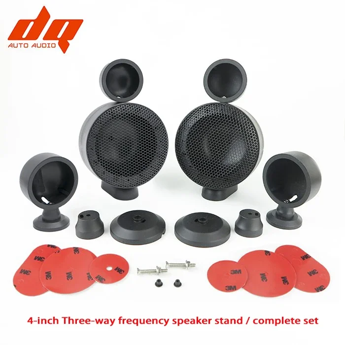 

3.5'' 4 Inch Car Audio Modified Three-way Midrange Speaker Bracket Tweeter Base Speakers Box Easy Installation Non-destructive