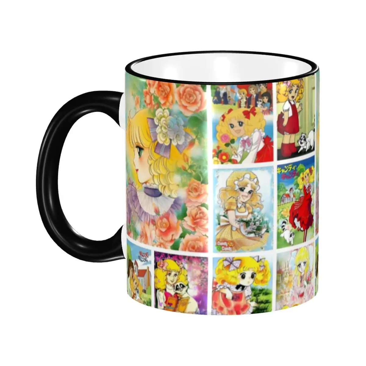 C-Candy Candy Candice Anime Manga Girl Coffee Mug DIY Cartoon Nime And Terence Ceramic Tea Milk Mug