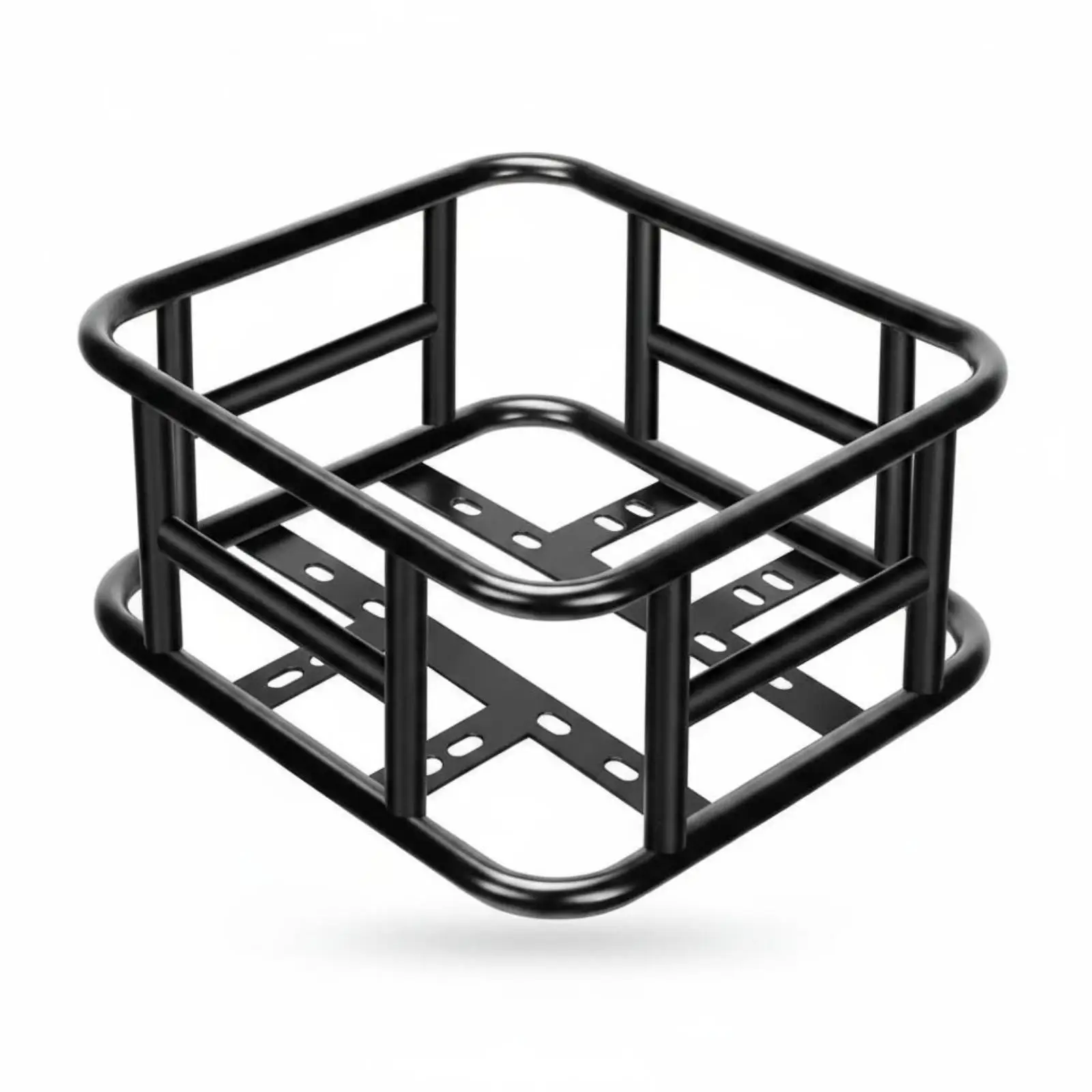 Mountain Bike Rear Basket Waterproof Metal Bike Basket Portable for Commuting
