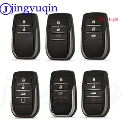 jingyuqin 2/3/4 Buttons Remote Key Shell Case For Toyota Fortuner Prado Camry Rav4 Highlander Crown Smart Keyless Case Housing