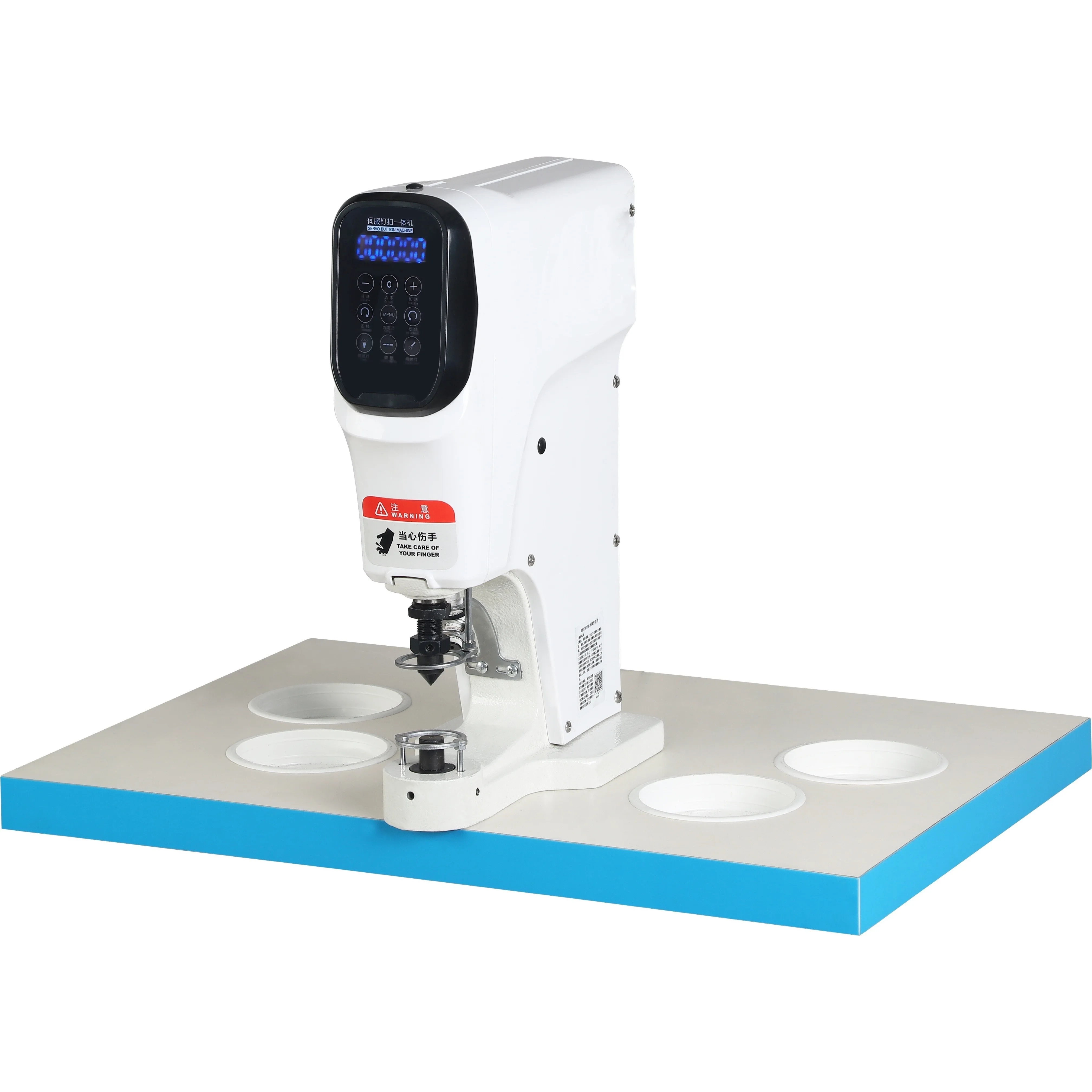 Direct Drive Servo Motor Snap Button Fastener Machine Industrial Clothing Button Fixing Machine