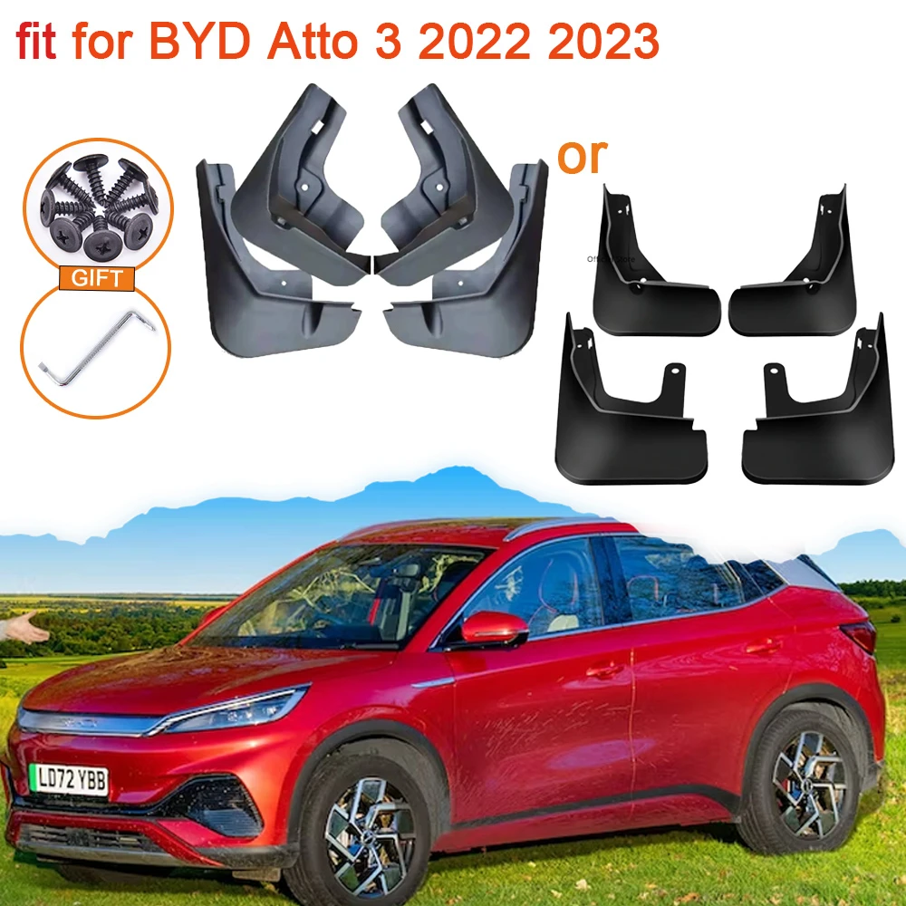 

Брызговики для BYD Atto 3 Atto3 2023 Yuan Plus EV 2022