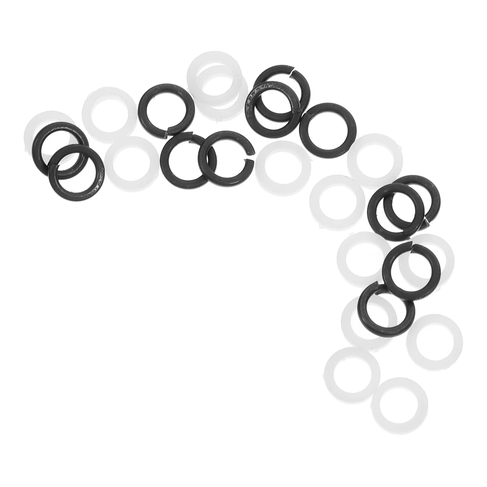 

24pcs Guitar Guitar Tuner Gasket Gasket Knob Handle Spacer Washers Plastic Metal Parts Easy Installation Durable