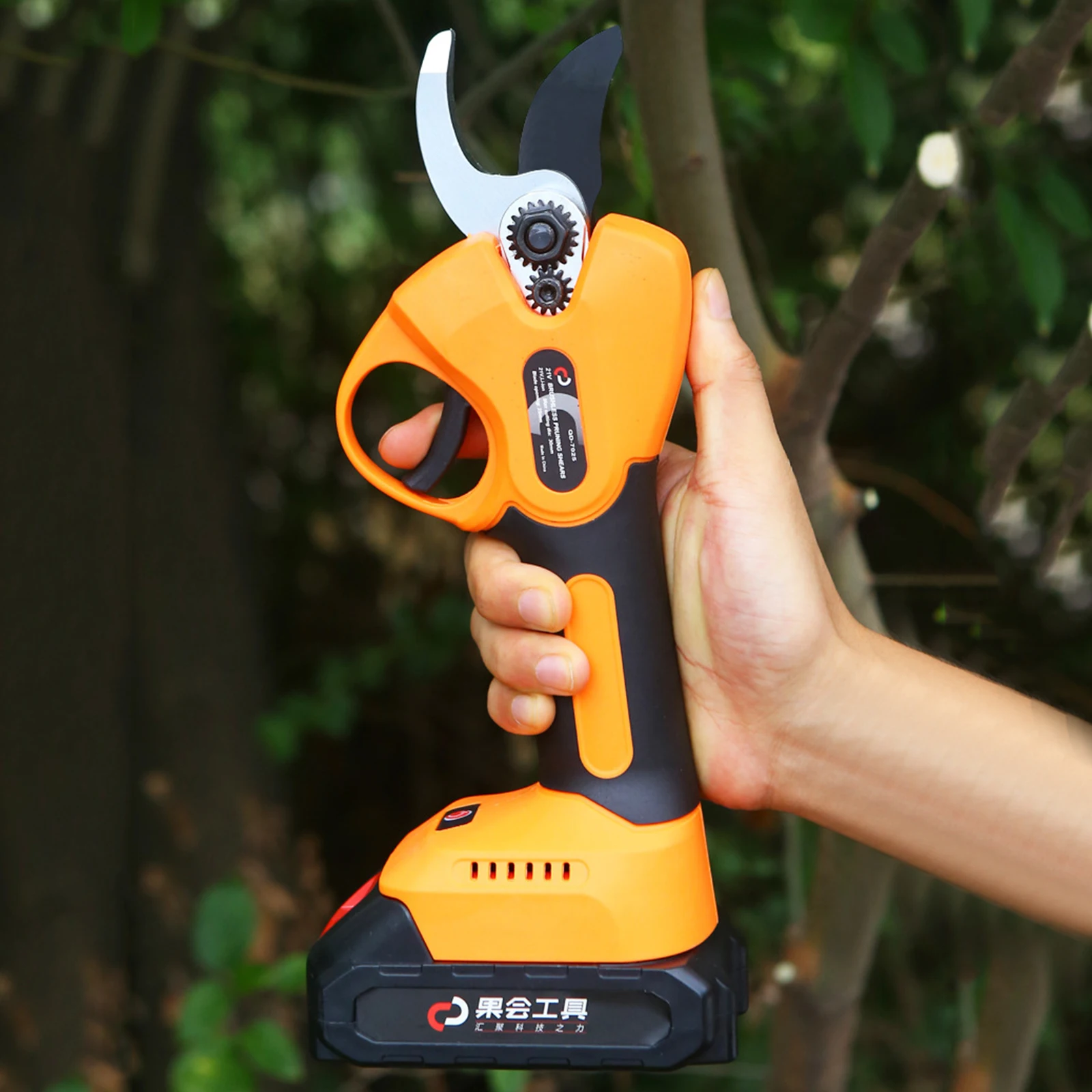 

Oscillating Multi-Garden 28mm Electric Pruning Shears Rechargeable Scissors Garden Fruit Tree Bonsai Pruning Shears Branches