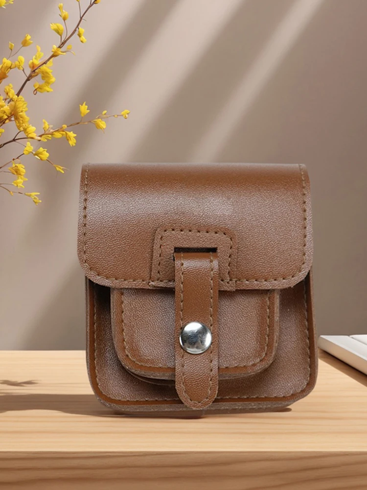 ل Anbernic RG34XXSP وحدة التحكم السفر حقيبة التخزين المضادة للخدش الجلود وحدة التحكم حقيبة واقية مكافحة سقوط في الهواء الطلق رفرف حقيبة التخزين