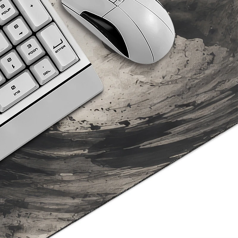 Mouse Pad Gaming Black White Ink Dragon XL New Custom HD Mousepad XXL Mouse Mat Desk Mats Non-Slip Soft Carpet Mouse Mats