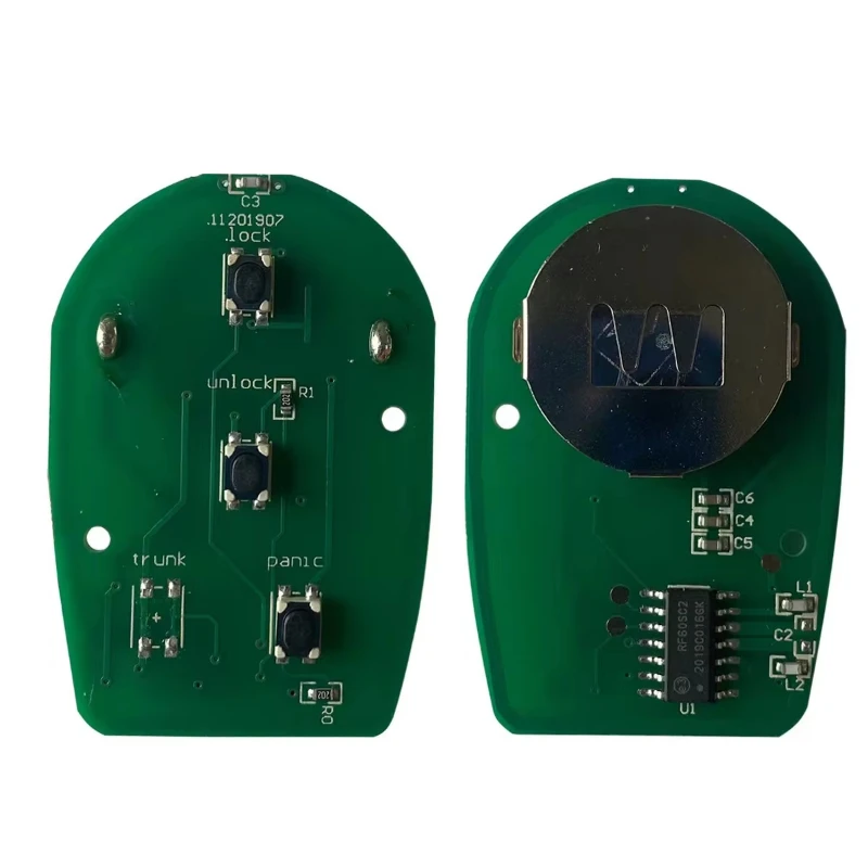 JsHonYu 315MHz 3 Buttons Remote Key GQ43VT20T Compatible for Toyota Tacoma Tundra Highlander Sequoia 2005-2014 Fob