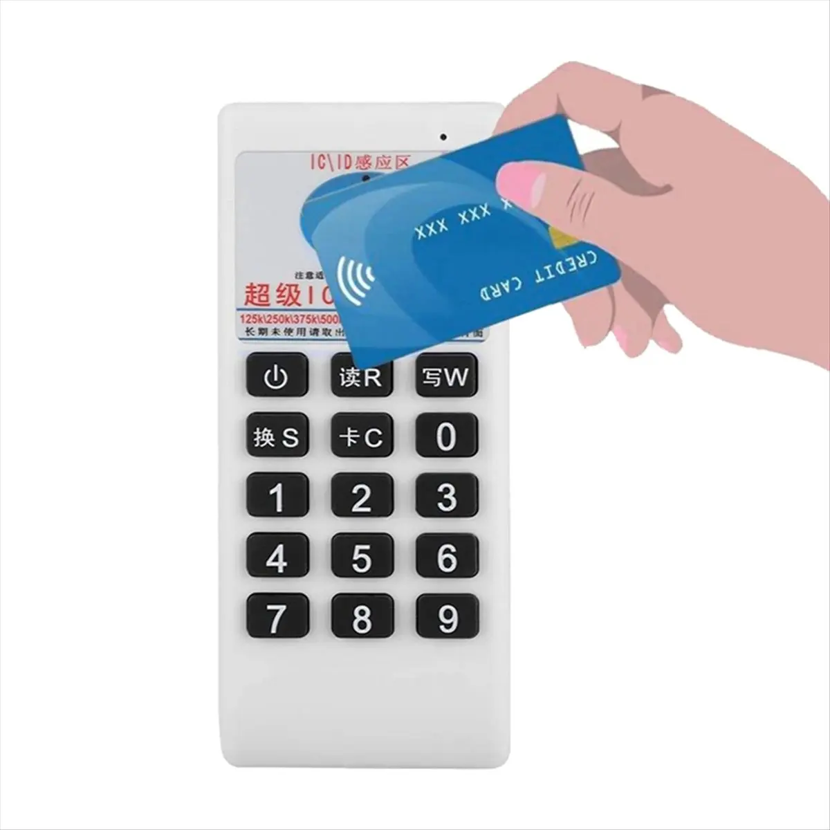SWXF RFID NFC IC Card Reader & Writer+5XUID Card 125Khz-13.56MHZ Duplicator RFID Smart Card Reader IC ID Duplicator