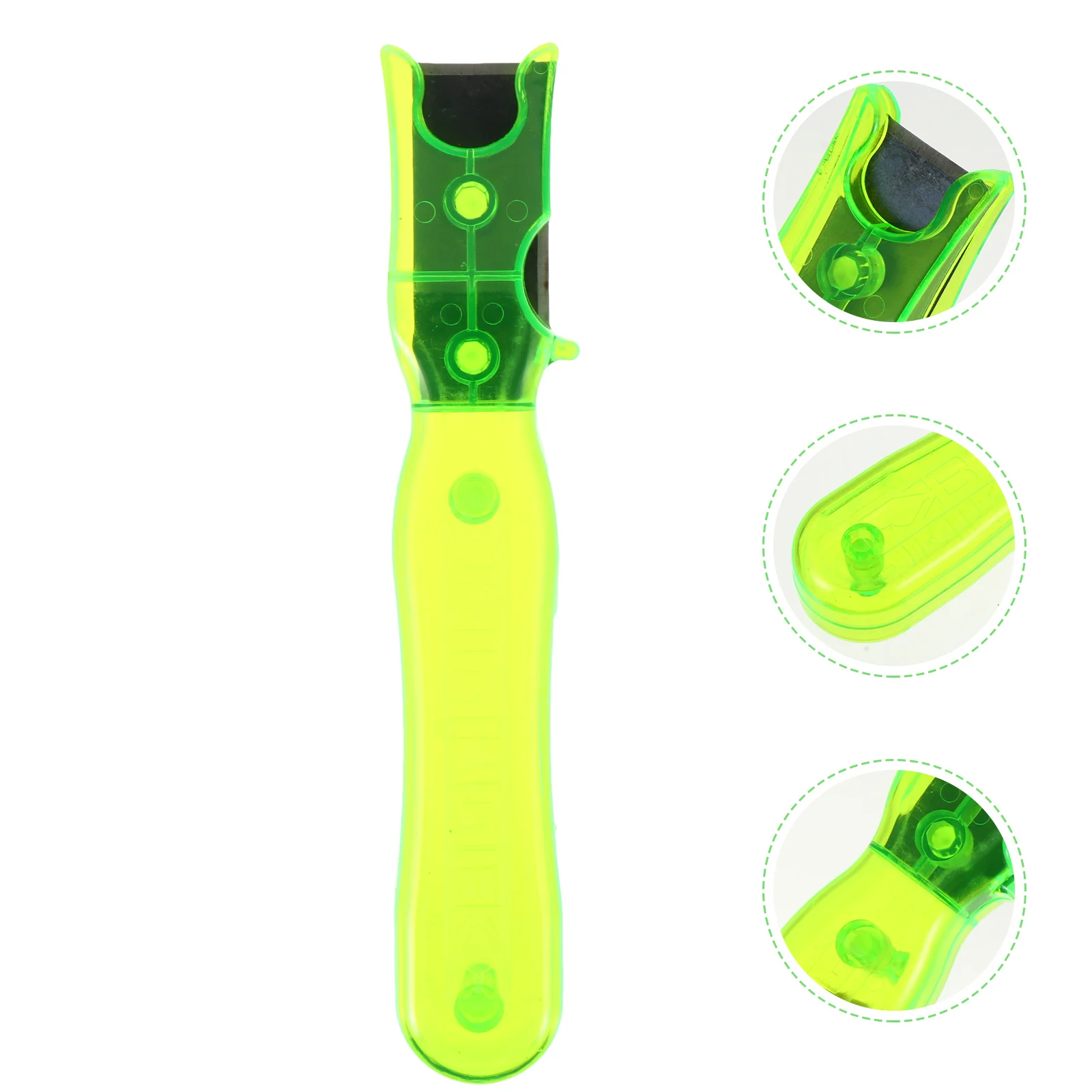 Skrobak do strzał z plastikową rączką, wydajny przyrząd do usuwania lotek, narzędzie do usuwania kleju z trzonków strzał, akcesoria łucznicze.