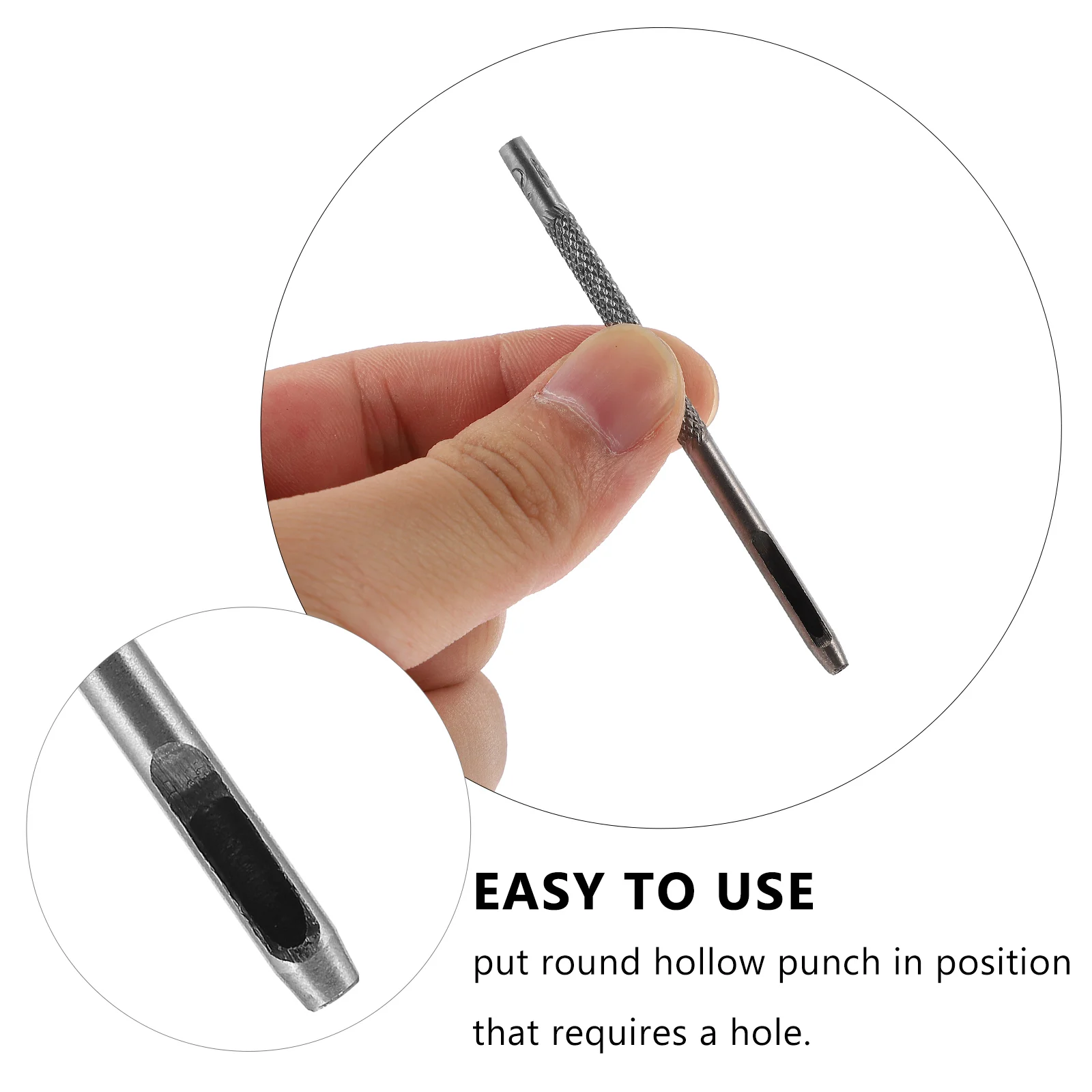 

5 pcs Hollow Punch Set Belt Hole Cutter For Craft Tools Durable Punches Hole Puncher Equipment