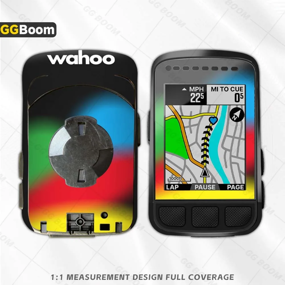 For Wahoo ELEMNT BOLT V2 Bycicle GPS Computer Accessories Sticker Shell Protector Case PVC Decal Waterproof Anti-Scratch