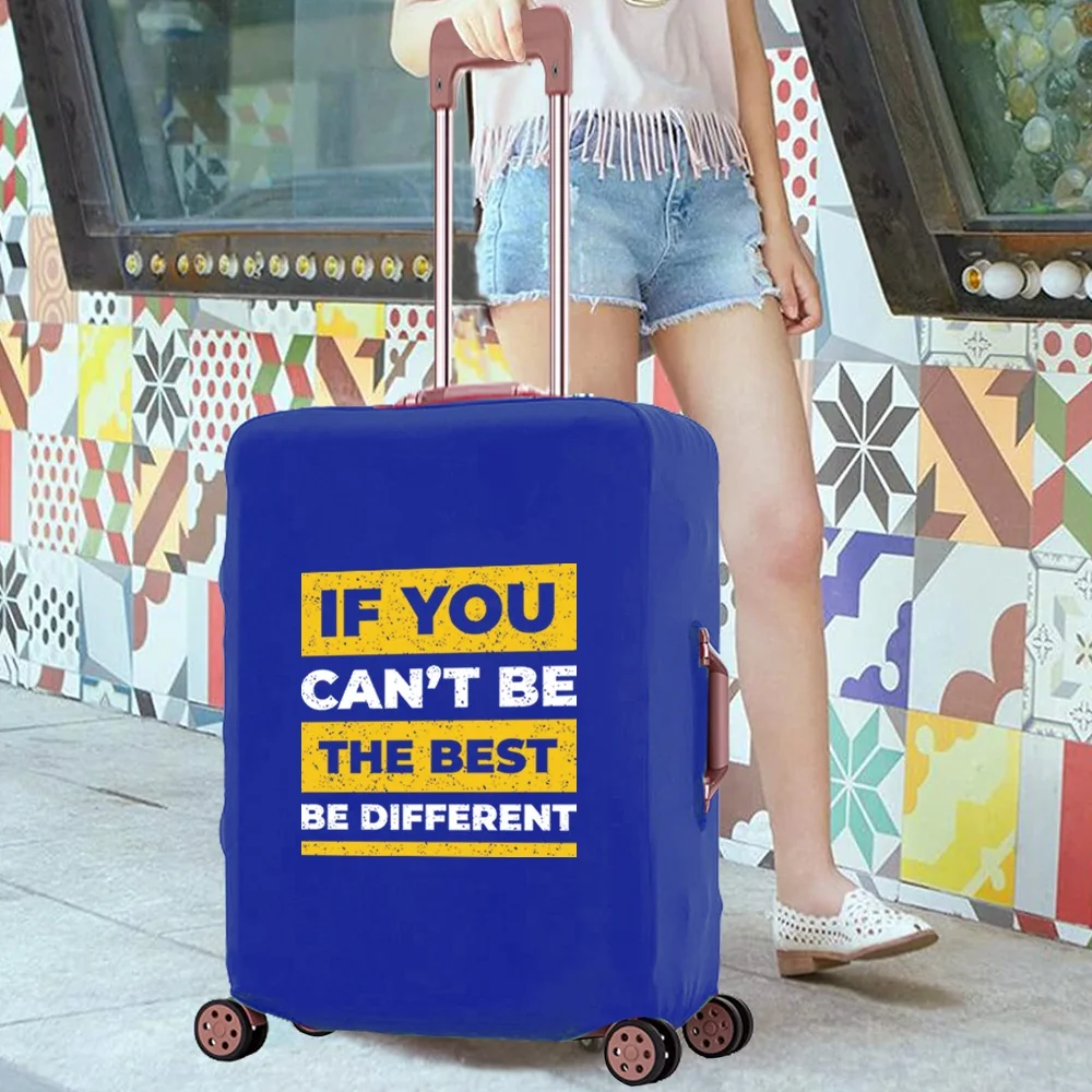 Luggage Case Dust-proof Travel Accessory Cover Fashion Phrase Print Trolley Protective Cases Apply To 18-28 Inch Suitcase Covers