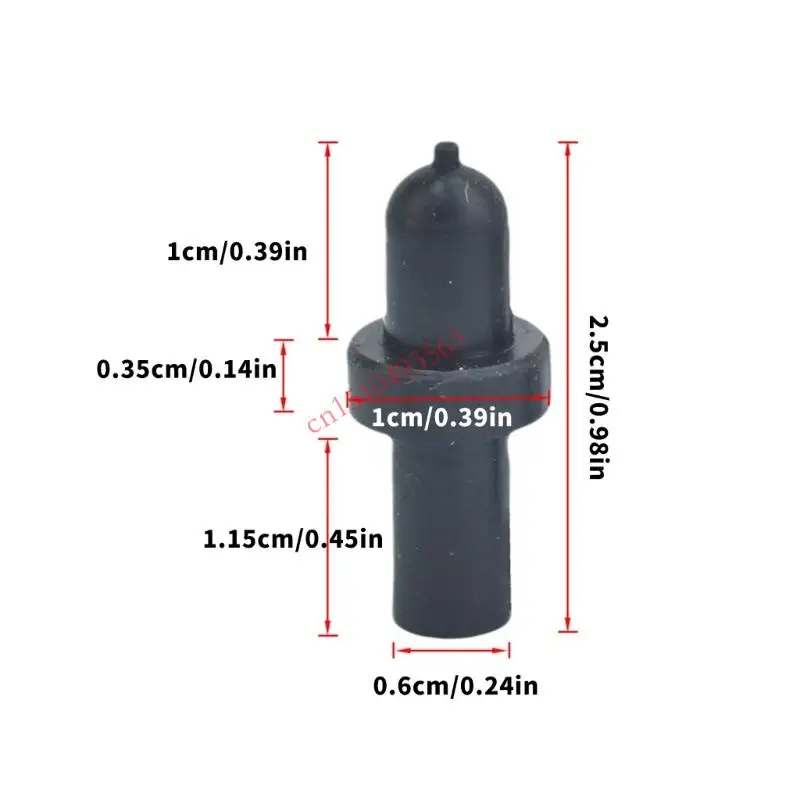 مجموعة صمامات بديلة مطاطية 448C لكرة السلة وكرة القدم والكرة الطائرة تمنع تسرب الهواء، سهلة التركيب، تصميم مرن