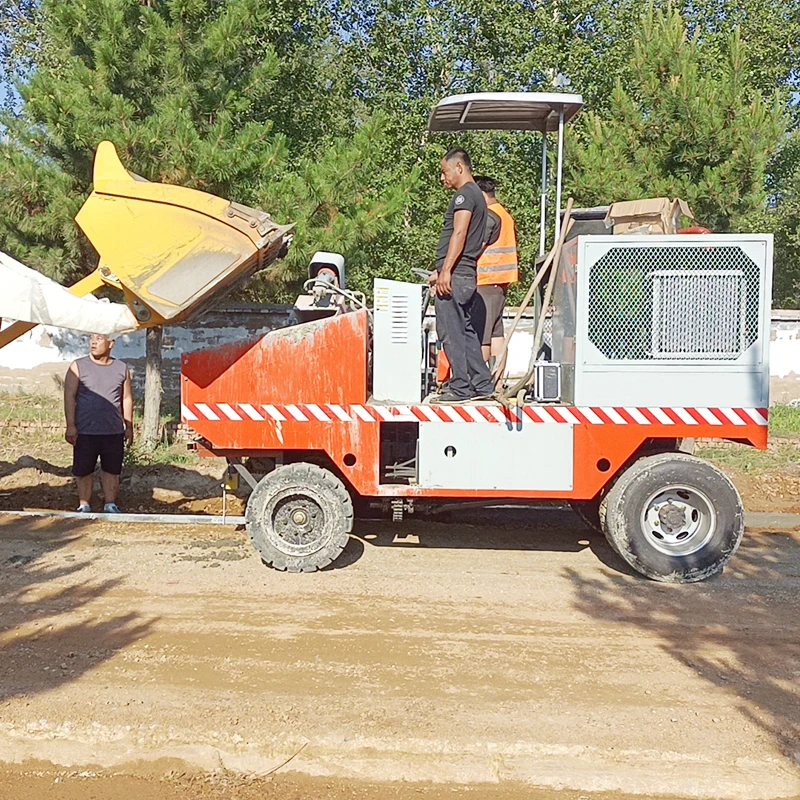 Heavy‑Duty Curb & Drainage Channel Slipform Paver, New Concrete Paving Machine For Highway Roadside Drainage Works