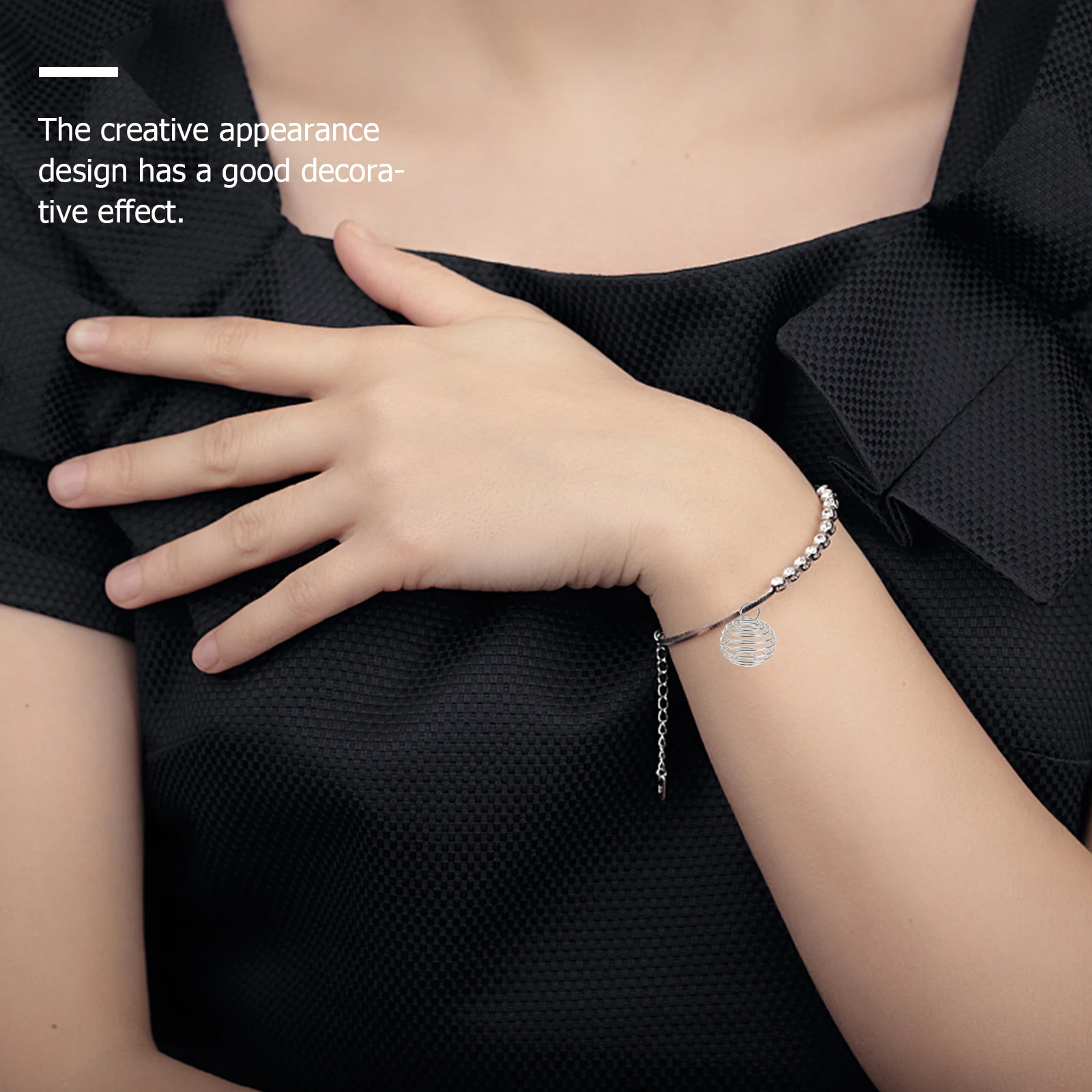 

30 шт. регулируемые спиральные бусины, клетки, подвески, посеребренный сплав, подходят для кристаллов, камней, набор для изготовления ювелирных изделий своими руками для женщин и девочек