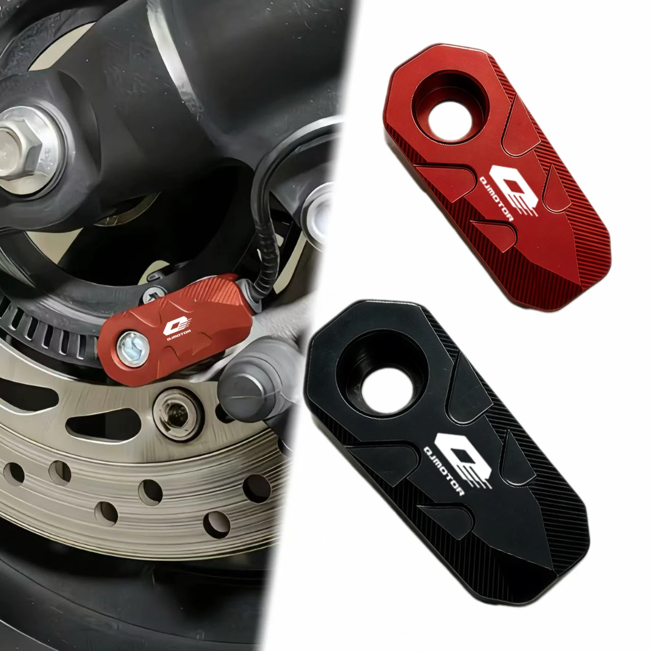 For QJMOTO QJ MOTO QJMOTOR SRT 800SX 800SRT SRT 800X Motorcycle CNC Aluminum Front Rear Wheel ABS Sensor Protection Guard Cover