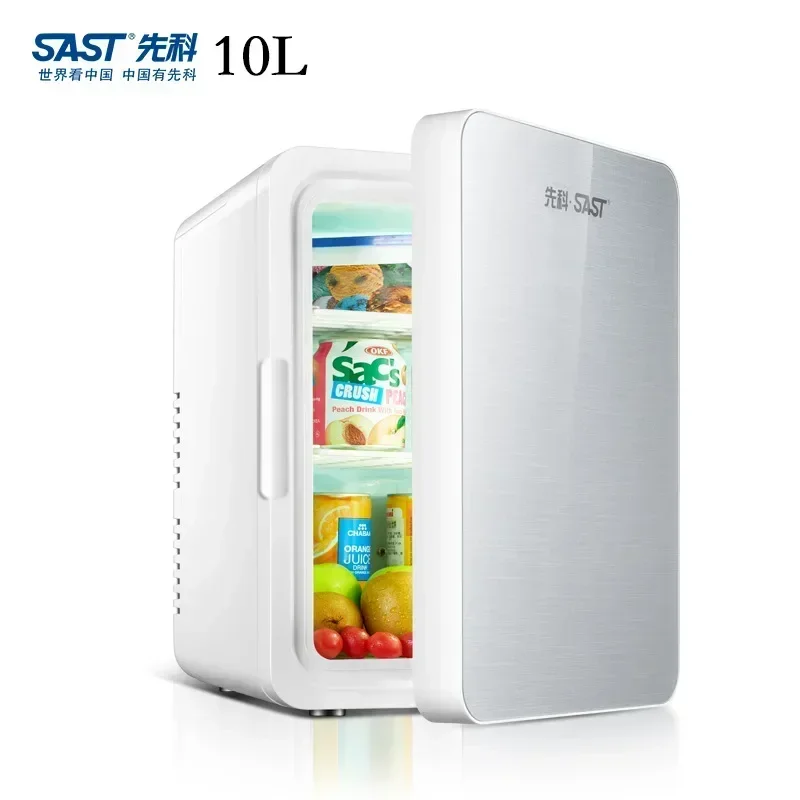 110V/220V Portable Refrigerator for Car and Home Use - Compact Mini Fridge with Hot and Cold Functions