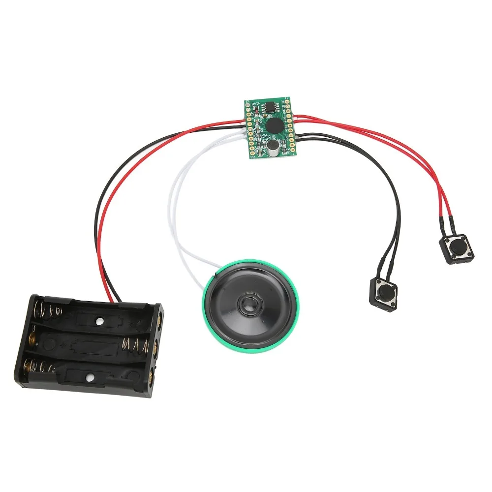 4 Minutes Recording Sound Module Single Loop Button Control Voice Recording Module Repeatable Recording Recordable Chip Crafts