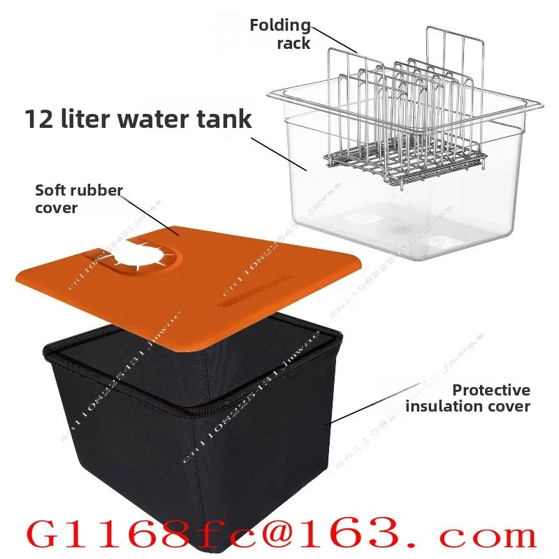 Vacuum Low Temperature Slow Cooker Cooking Water Tank Bathtub Container Accessories 26L with Opening Cover