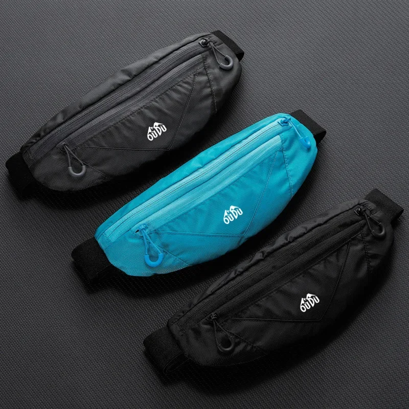 Sac de taille unisexe avec poche à double fermeture éclair, ceinture de sport, sac de ceinture de yoga, sac de ceinture, portefeuille pour téléphone portable, course à pied, 2024