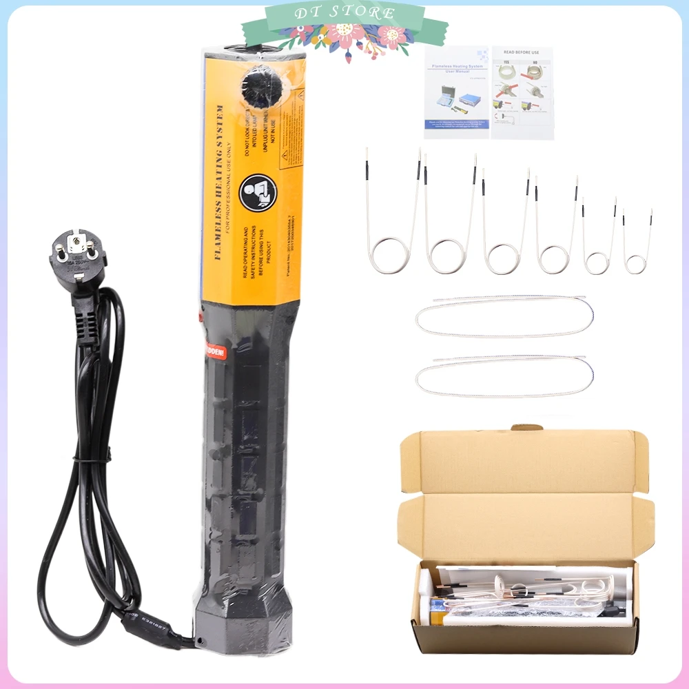 Jogo Magnético Automotivo do Calefator da Indução Máquina do Aquecimento da Indução do Calor Ferramenta do Reparo do Carro sem Chama 10 Bobinas 1000w 110v 220v