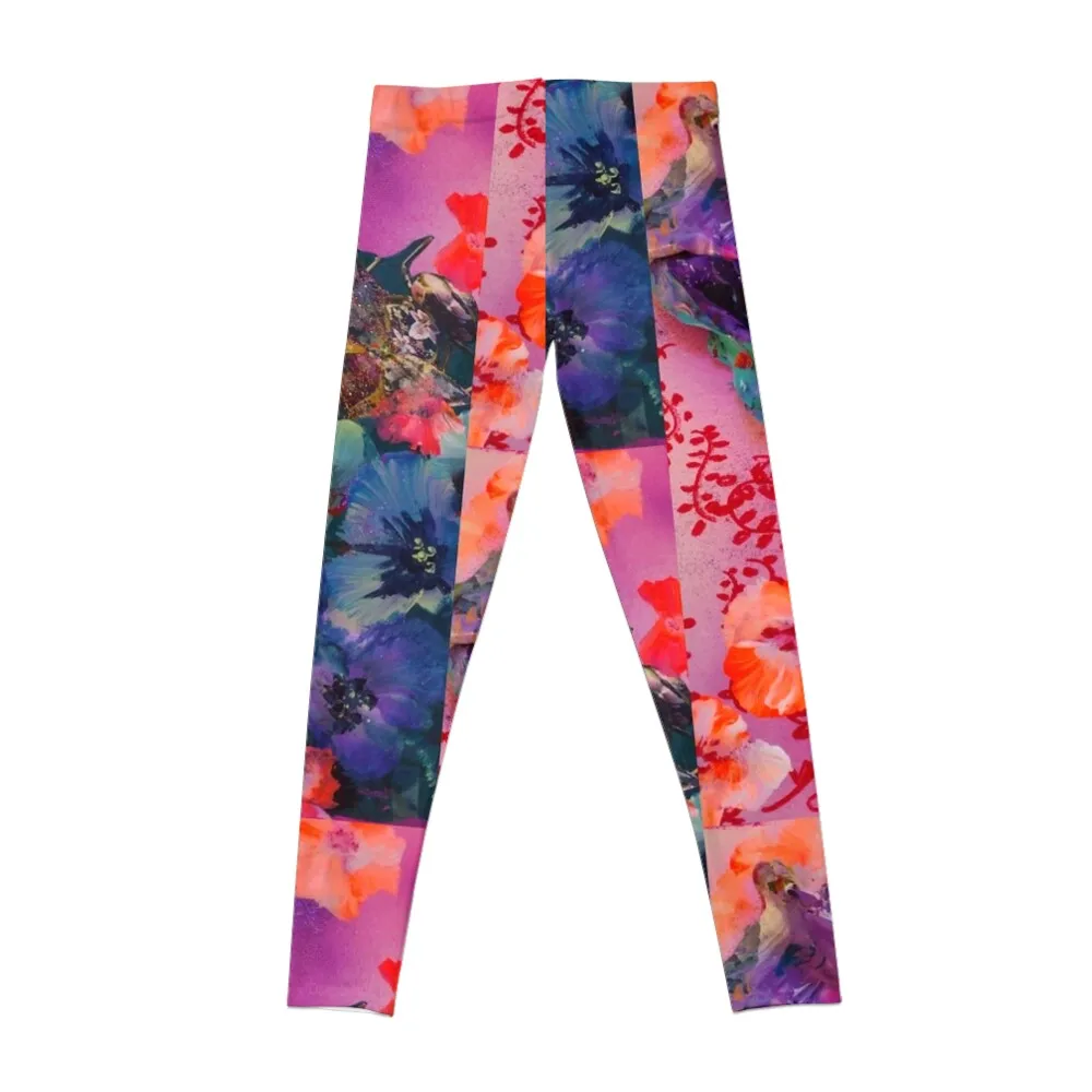 dragonflies and Blossoms Leggings Sweatpants Sports pants for Womens Leggings