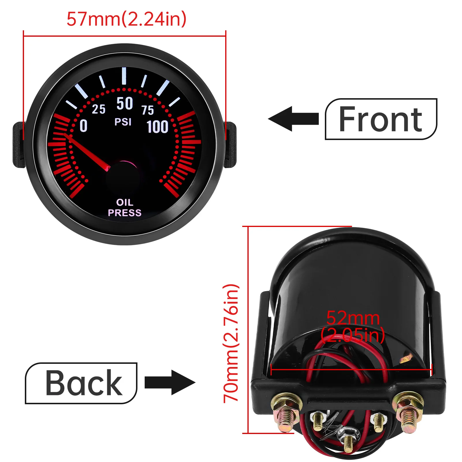 Oil Pressure Gauge Sensor