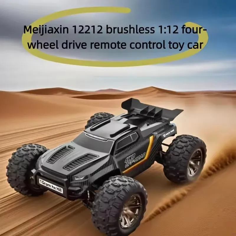 Carro de Controle Remoto 1/12 Brushless 2.4G 4WD 85km/h Veículo Off-Road de Corrida Brushless Carro de Alta Velocidade para Adultos/Crianças Brinquedo Presente