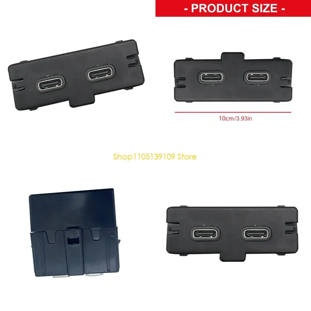 Replacement Double USB Charging Socket 3G5035954A USB Port Type C Socket for Seat Easy Installation Auto Accessories