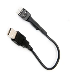 USB Header to USB Type A Motherboard Adapter Cable,9 Pin Male to Type A  Male Motherboard Cable Adapter Converter