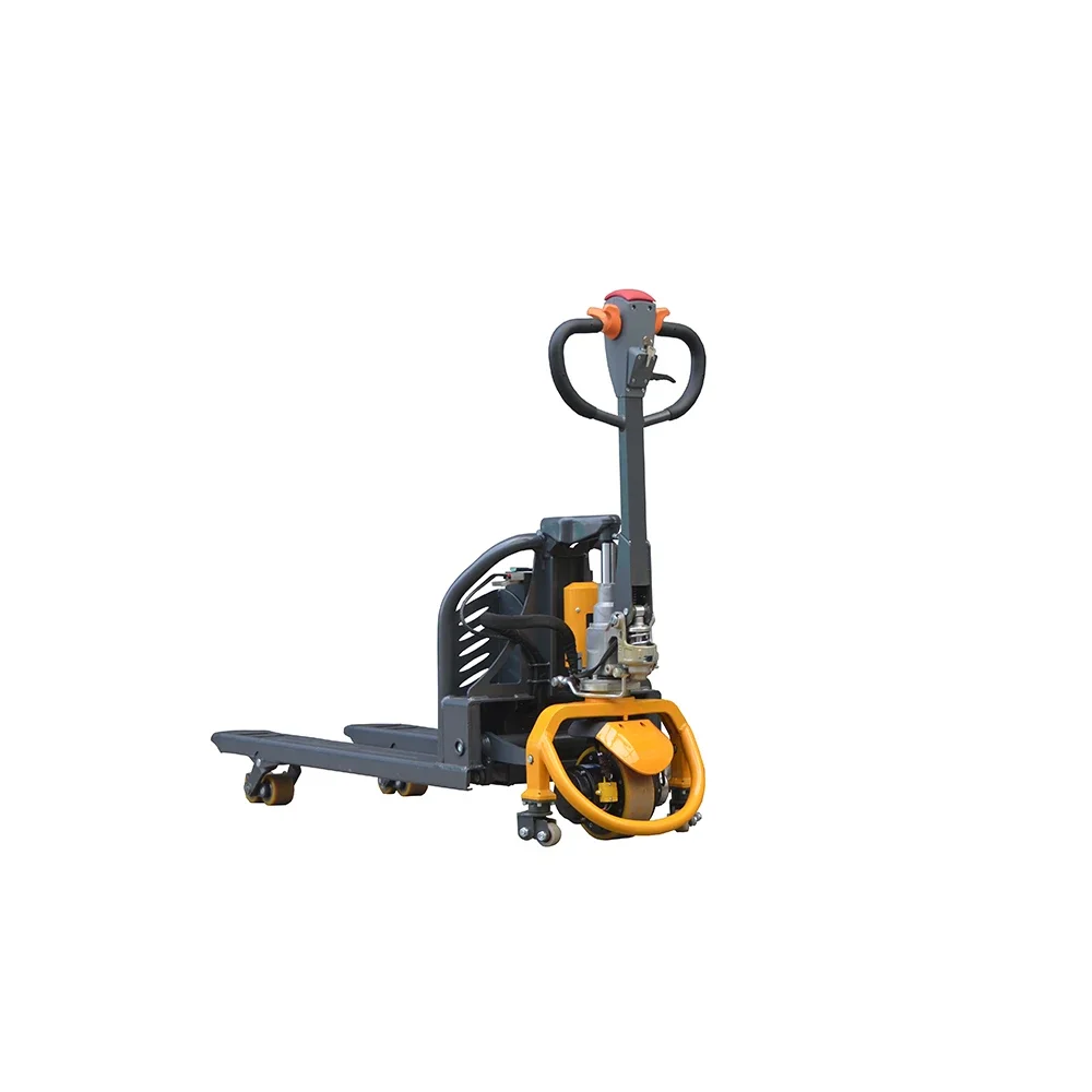 1.5t full-electric stacker lift truck stacker Adjustle Forks telescopic forklift manufacturer terrain forklift