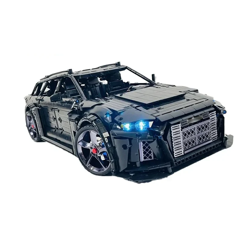 MOC-150275 Famous Designer New RS6 Multiple Colors Super Sports Car Building Block MOC Model 4549 Parts Kids Birthday Toy Gift